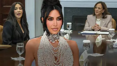 Kim Kardashian Beyaz Saray'da