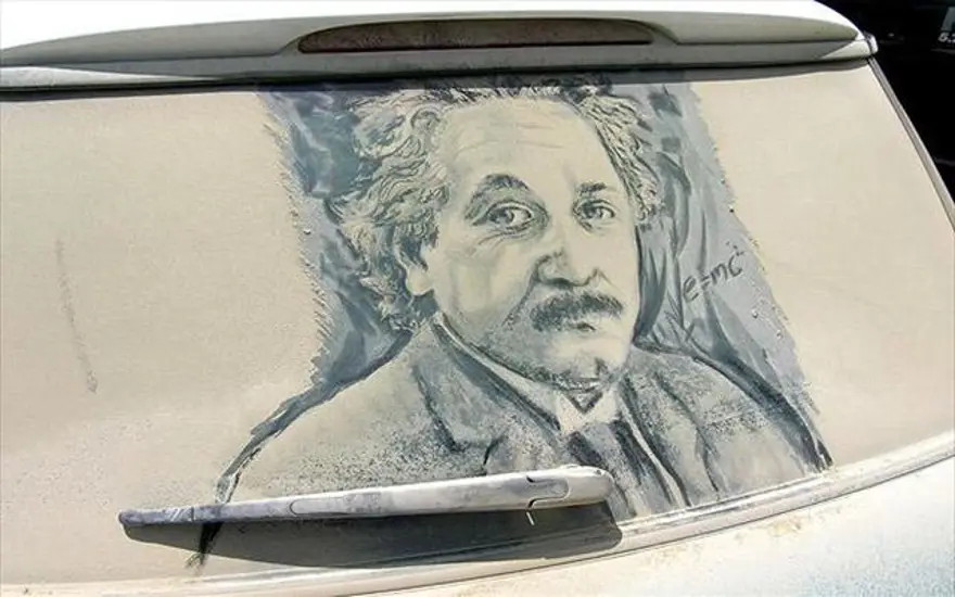 Kirli arabalara sanat yapılır 1