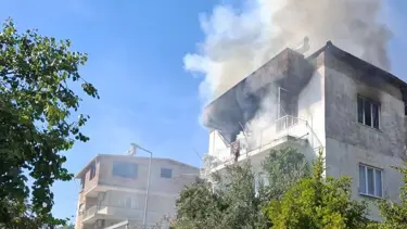 Aydın'da ev yangını: 2 çocuk dumandan etkilendi