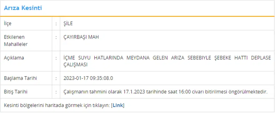 İstanbul'un 5 ilçesinde su kesintisi: 7 saat su kesintisi yaşanacak (17 Ocak İSKİ planlı su kesintisi listesi) 1