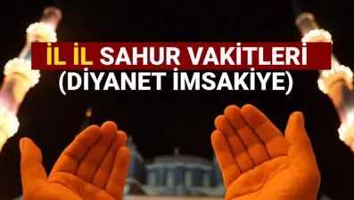 İstanbul için sahur vakti ne zaman? 24 Mart sahur saatleri ve Ramazan İmsakiyesi
