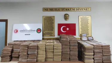 Mersin Limanı'nda 1 ton kokain ele geçirildi