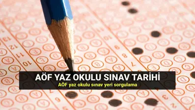 Giriş belgeleri yayımlandı! AÖF sınav yerleri sorgulama ekranı: Anadolu Üniversitesi AÖF yaz okulu sınavı ne zaman?