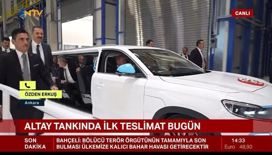 Türkiye'de tek... Erdoğan alana Togg'la geldi, özel üretim Togg ilk kez görüntülendi 1
