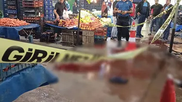 Husumetlisini pazarda bıçakladı: 1 ölü, 1 yaralı