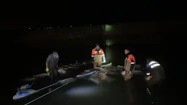 Van'da kaçak avlanan 7 ton 650 kilogram inci kefali ele geçirildi