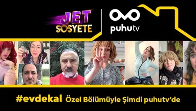 Jet Sosyete #evdekal özel bölümü şimdi puhutv'de