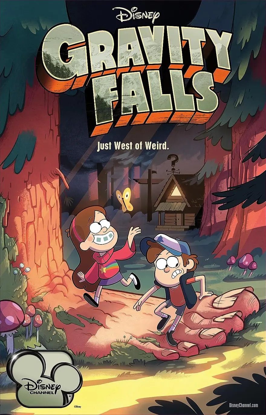 45. Gravity Falls 8.9 55