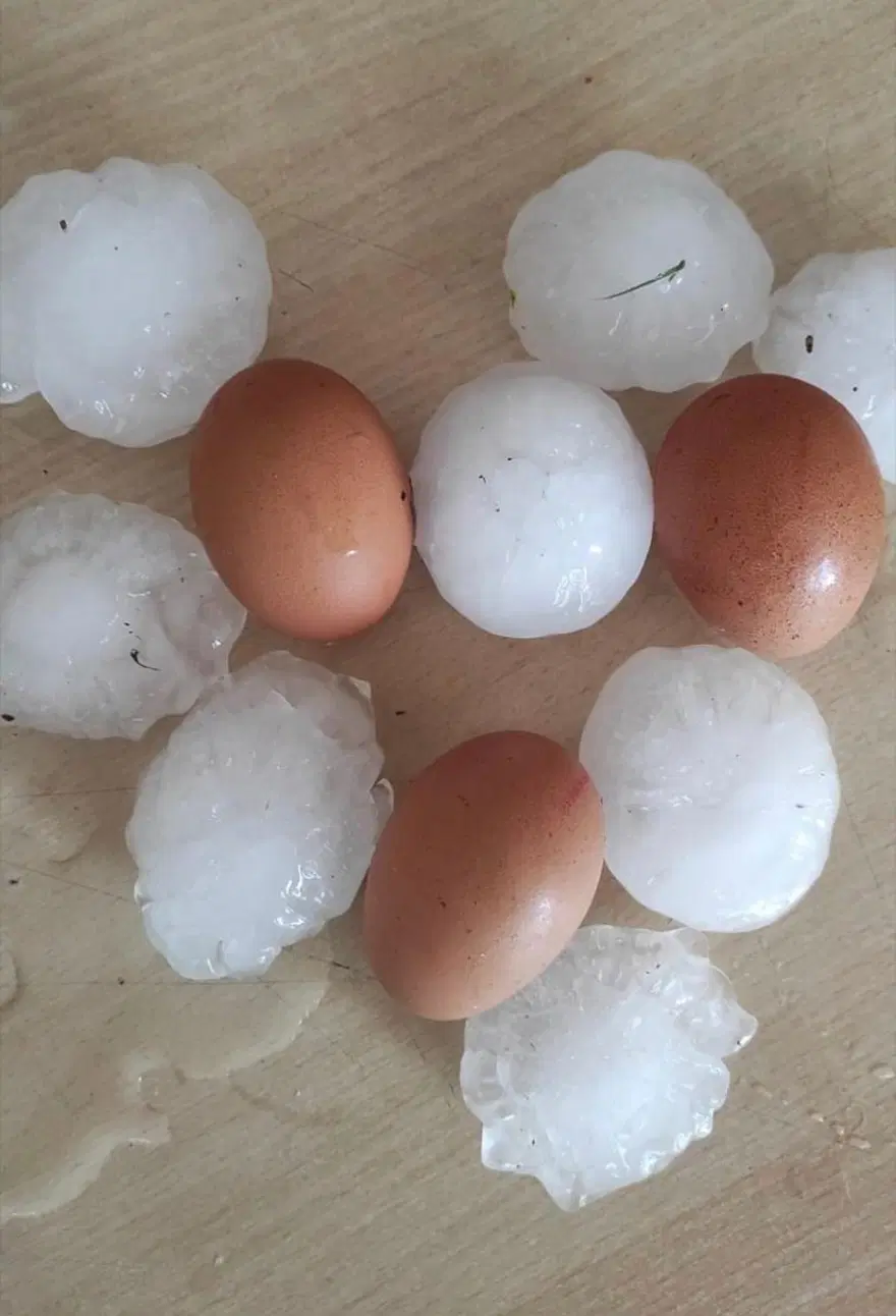 Kastamonu’ya yumurta büyüklüğünde dolu yağdı 3