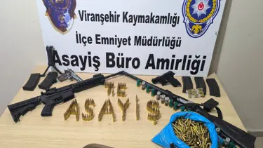 Şanlıurfa'da silah kaçakçılığı operasyonu: 2 gözaltı