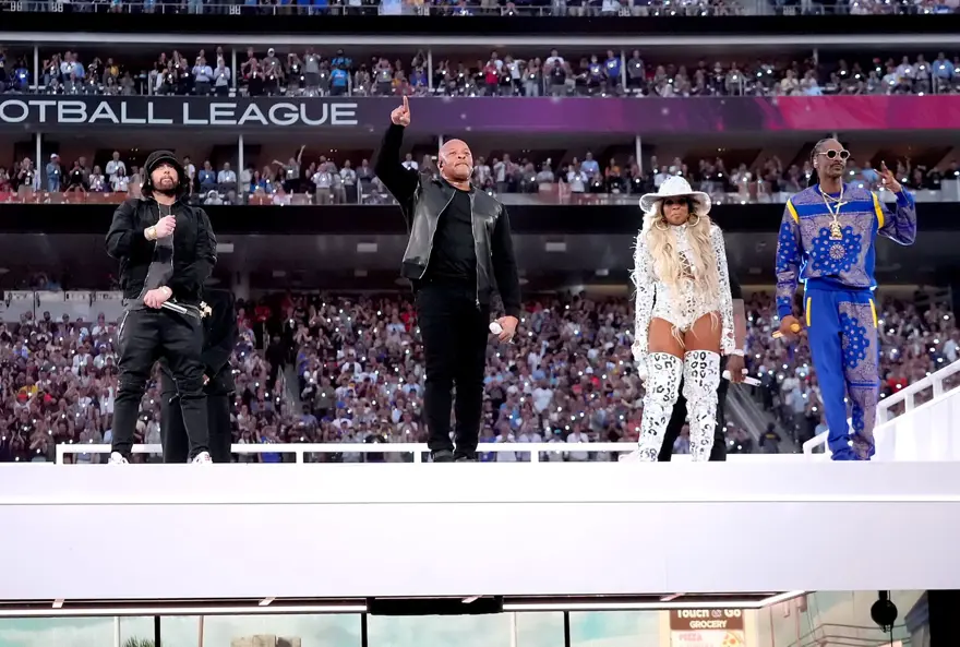 Super Bowl devre arasında hip-hop zirvesi 27