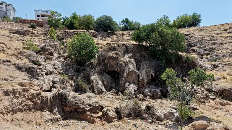 Sakcagözü Şelalesi kurudu Sakcagözü Şelalesi kurudu