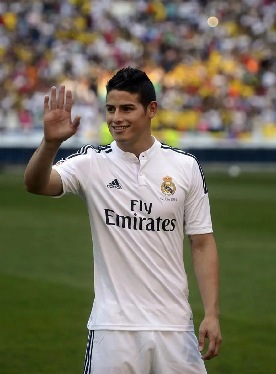 James Rodriguez Bernabeu'da 17
