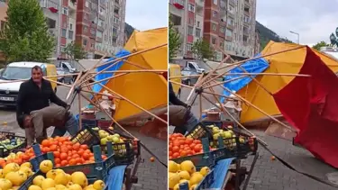 Artvin'i fırtına vurdu