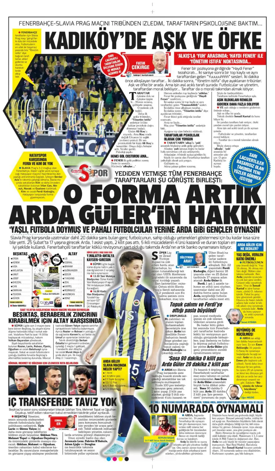 Günün spor manşetleri (19 Şubat 2022) 7