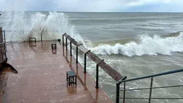 Ordu’da kuvvetli rüzgar; dalga boyu 5 metreye ulaştı