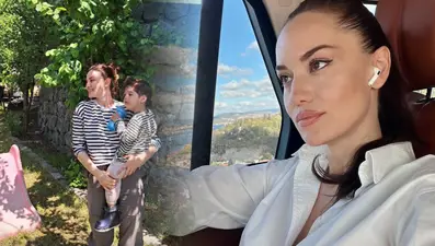 Fahriye Evcen'den Kerem ile yeni poz