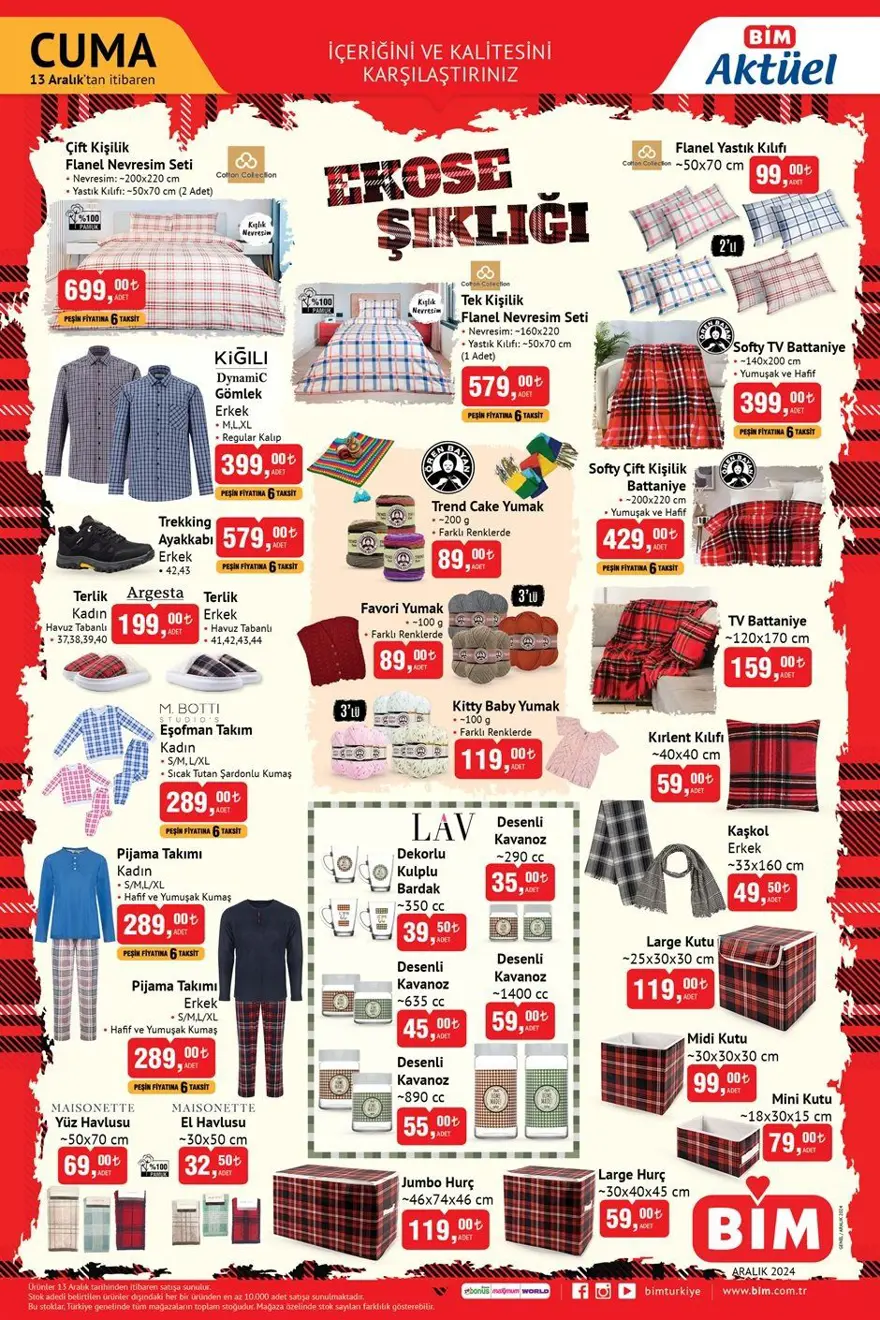 BİM aktüel indirimleri 13 Aralık 2024: BİM markette bu haftaya özel yeni indirimli ürünler listesi 5