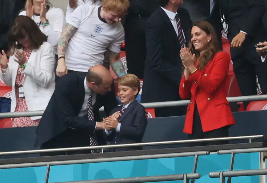 Kraliyet Ailesi, David Beckham ve Ed Sheeran EURO 2020 İngiltere-Almanya Maçı tribününde 12