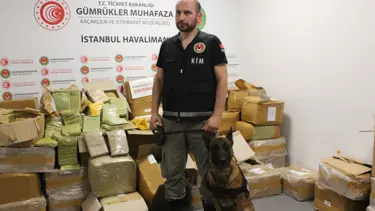 İstanbul Havalimanı'nda 1.7 ton uyuşturucu ele geçirildi