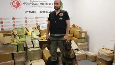 İstanbul Havalimanı'nda 1.7 ton uyuşturucu ele geçirildi