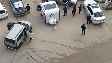 Silivri'de kontrolden çıkan araç kaza yaptı