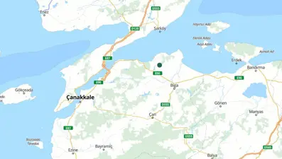 SON DAKİKA: Çanakkale Biga'da 4,3 büyüklüğünde deprem | Son depremler