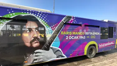 Doğumunun 80. yıl dönümünde Barış Manço otobüsü yollarda