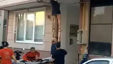 Burdur'da bir garip intihar girişimi