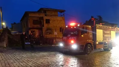 Tavşanlı'da korkutan yangın