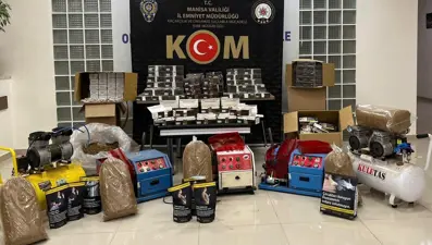 Kaçak tütün operasyonu: 9 kişi gözaltına alındı