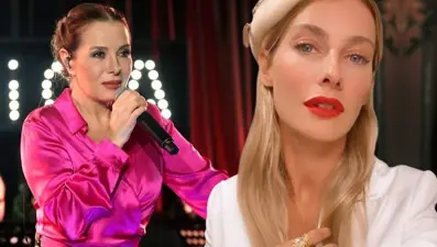 Gecenin Ucunda'nın yıldızları Zuhal Olcay ile Tuba Ünsal birlikte poz verdi