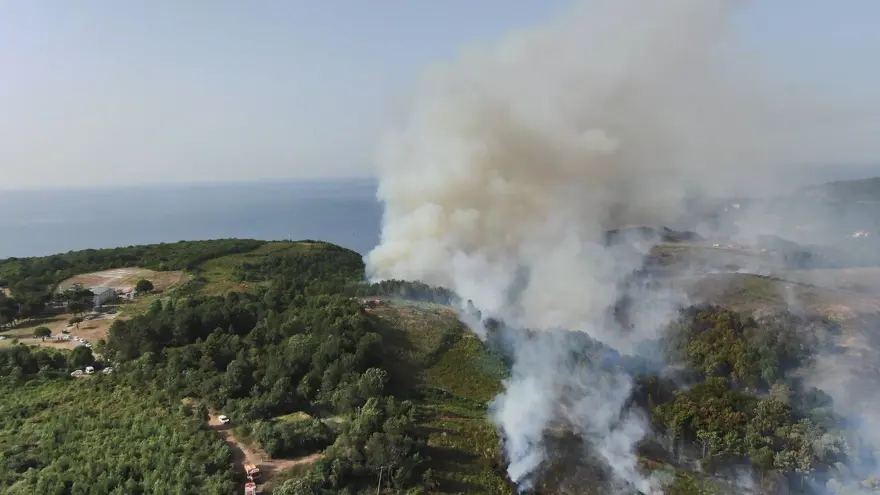 İstanbul Beykoz'da iki ayrı noktada orman yangını 11