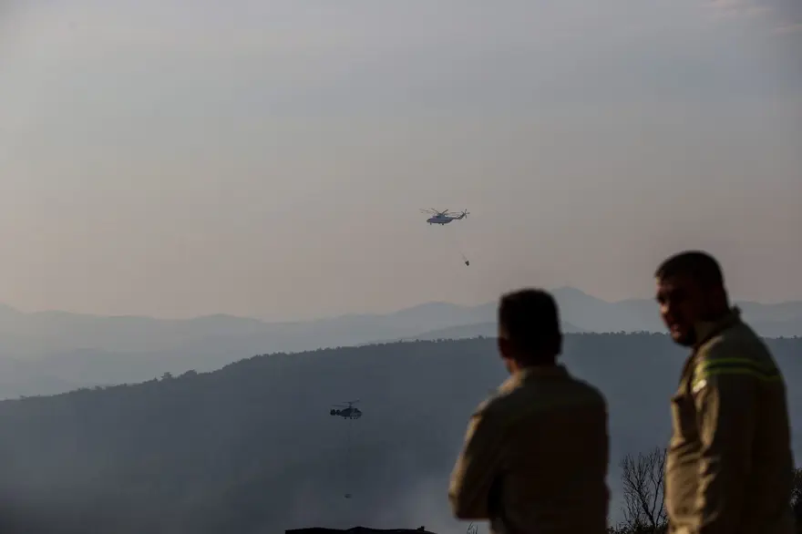 Çanakkale'de orman yangını kontrol altında 40