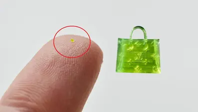 Dünyanın en küçük çantası: İğne deliğinden bile geçebilir!