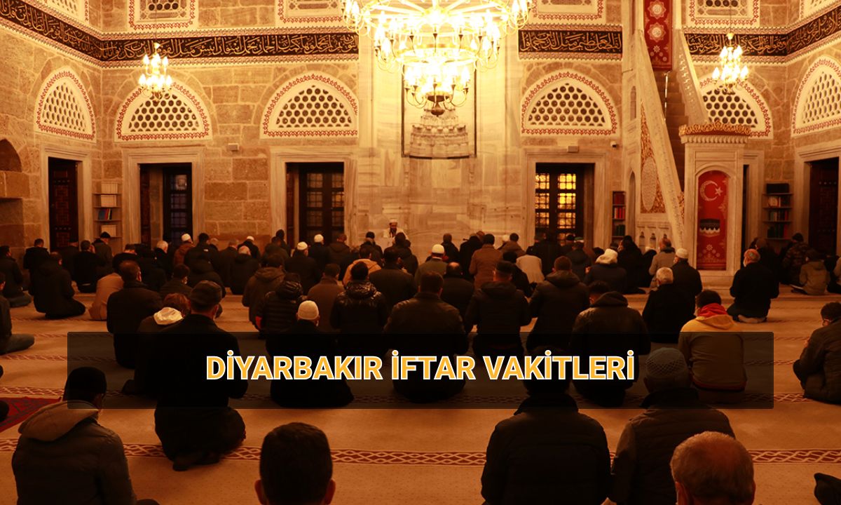 Diyarbakır için iftar vakti 15 Mart (Diyarbakır imsakiye 2025): Diyarbakır akşam ezanı saatleri (imsak, iftar ve teravih namazı vakti)