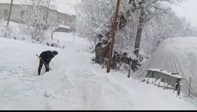 Van’da kar esareti:163 yerleşim yerinin yolu kapandı