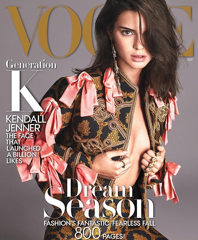 Kendall Jenner sekizinci kez Vogue'a kapak oldu | NTV Haber