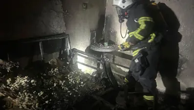 Samandağ’da ev küle döndü