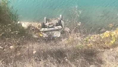 Arabaya giren eşek arısı kazaya neden oldu: 3 yaralı