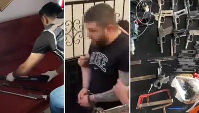 İzmir’de silah imalathanesine baskın: İki sevgili gözaltında