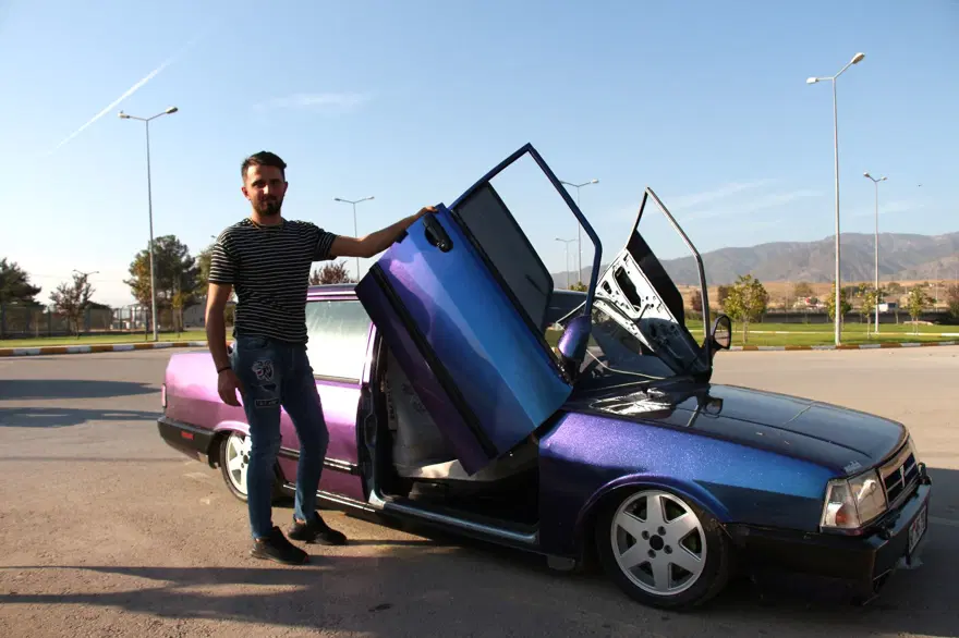 1993 model aracını Lamborghini'ye benzetti 4 1993 model aracını Lamborghini'ye benzetti 4