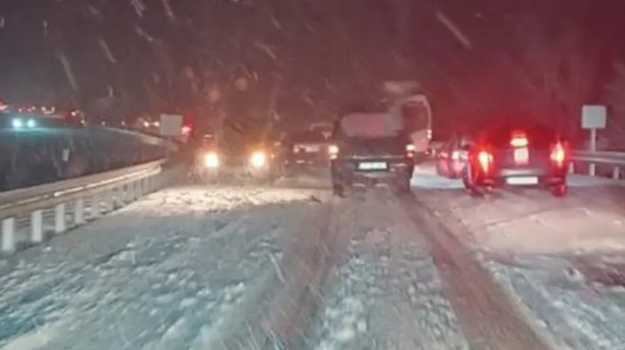 KASTAMONU'DA YOĞUN KAR YAĞIŞI 19