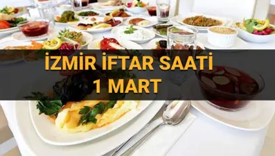 İzmir iftar saati: Diyanet İzmir İmsakiyesi: İzmir’de iftara kaç saat kaldı, kaç dakikaya oruç açılacak?