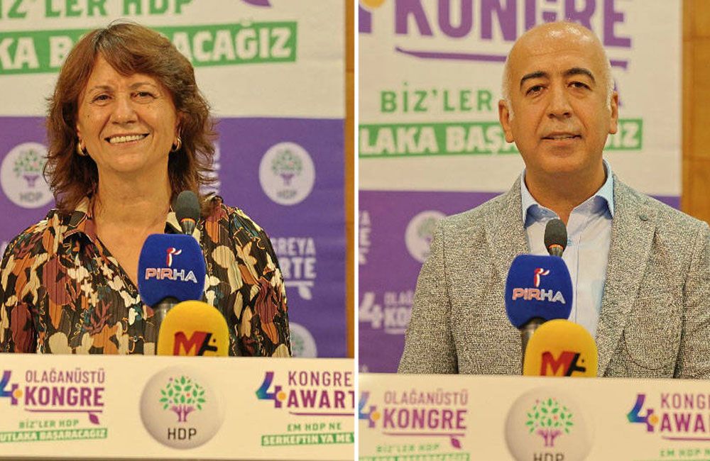 HDP'nin yeni eş genel başkanları belli oldu