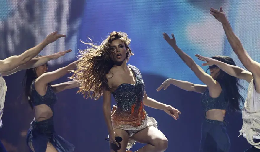 Eurovision final gecesinden kareler 105