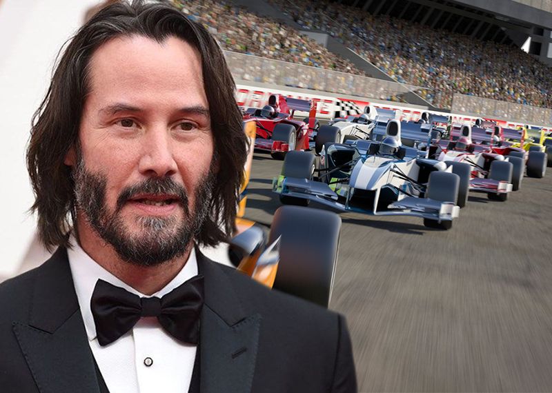 "Matrix" yıldızı Keanu Reeves araba yarışçısı oldu!