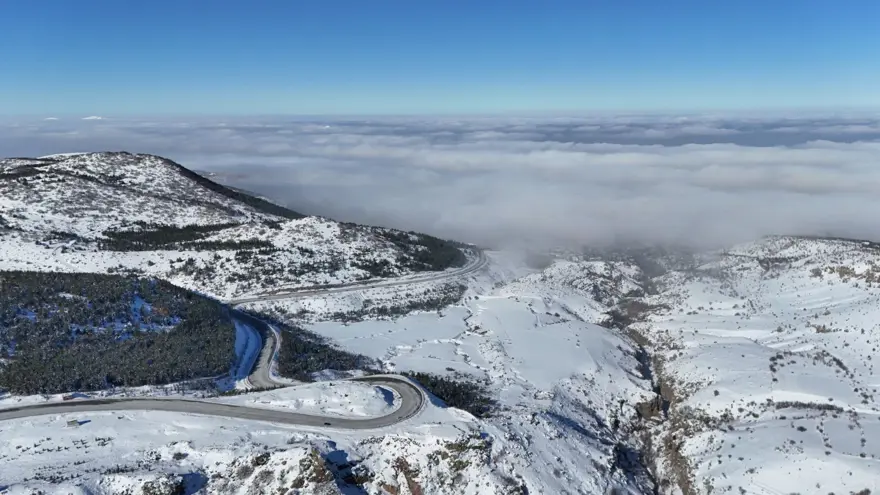 Kayseri’de sis etkisi: Erciyes’te kartpostallık manzara 3