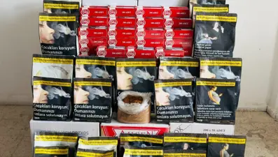 Aydın'da 227 bin bandrolsüz tütün ele geçirildi