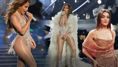 Suudi Arabistan'da Jennifer Lopez rüzgarı! Hande Erçel Hollywood yıldızlarıyla aynı davette